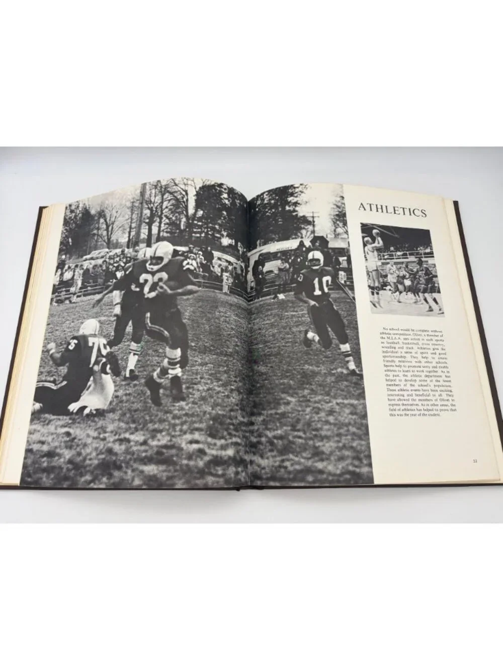 1968 Olivet College Oaks Yearbook Michigan Vintage Hardcover Campus Life History